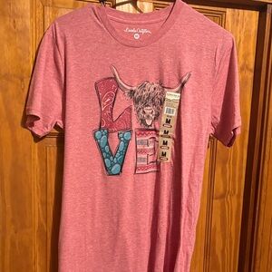 Lucky Outfitters Pink Graphic T-Shirt